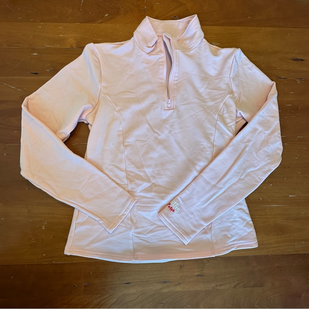 Hot Chillys Light Pink Quarter-Zip